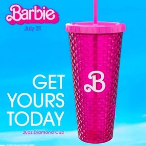 NIB Cinemark Exclusive Barbie 2023 20oz Diamond Cup